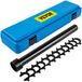 VEVOR Spoorstang-gereedschapsset, 12-delige spoorstangverwijderingsgereedschap, 12 kranenvoet-adapters, masterspoorstang-gereedschapsset, 1/2 inch aandrijfbuis-spoorstang-gereedschap