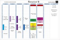 Exacompta Magnetische weekplanning - Franse teksten - Wit - 58150E