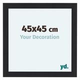 Your Decoration Cadre photo 45x45 cm Noir Bois MDF Como