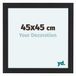 Your Decoration Cadre photo 45x45 cm Noir Bois MDF Como