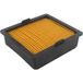 Kubota Filtre à air adaptable pour Kubota Gs130 et Mag modèle rectangulaire - L: 110mm, l 100mm - H: 30mm. Remplace origine: 1-2812-11210