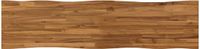 vidaXL Rechthoekig Tafelblad 160 x 40 x 3 cm Naturel Glas