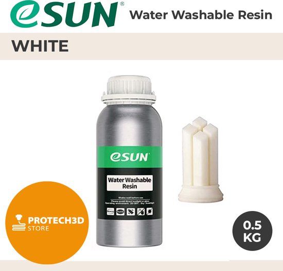 eSun - Water Washable Resin - White - 0.5kg