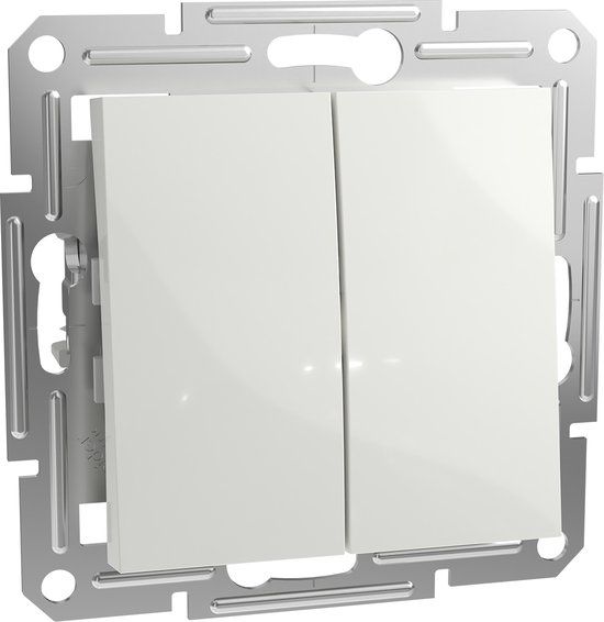 Schneider Electric Asfora Serieschakelaar - Wit - 10AX - Inbouw