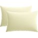 vidaXL Coussin 2 pcs Heerlen Crème 40 x 60 cm Polyester