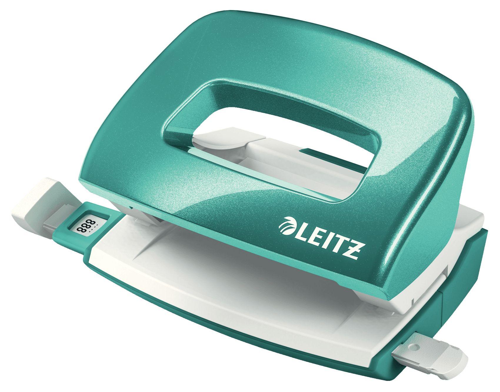 Leitz NeXXt Mini Perforator - 10 vel - Turkoois/Grijs