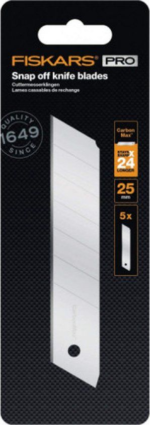 Fiskars CarbonMax Breekmes Bladen 25mm 5 stuks