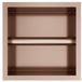 Hotbath Inbouwnis en Borstelgarnituur - 16 x 16 x 12.6 cm - Geborsteld Koper PVD
