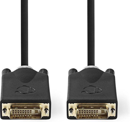 Nedis CCBW32000AT30 DVI-kabel 3 m DVI-D Antraciet