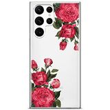 ERT GROUP mobiel telefoonhoesje voor Samsung S22 ULTRA origineel en officieel erkend Babaco patroon Flowers 007