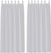vidaXL Voile Gordijn 2 stuks Lichtgrijs 260 x 140 cm Polyester