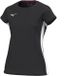 Mizuno Dames-T-shirt MZNRB Zwart Polyester Ronde Hals Korte Mouw Colorblock Sportswear