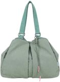 Fritzi aus Preußen shopper Donny Shopper Canvas Jade groengrijs