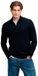 Superdry Essential Lichtgewicht Wol Blend Half Zip Trui Slanke Pasvorm Heren XL