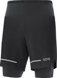Gore Wear Ultimate 2in1 Shorts Men - black - 4017912122252
