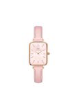 Daniel Wellington Quadro Pink leather damski kolor różowy DW00100636