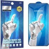 Borofone BF6 Diamond Armor Protection d'écran pour Apple iPhone 15 Pro, Verre trempé, Full Glue, Pack de 10, Noir