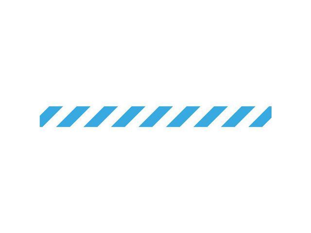 Tarifold Markeringstape Voor Vloermarkering - Wit en blauw - 1000 x 90 mm