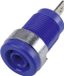TRU COMPONENTS 6239C26FN Connecteur de sécurité, femelle Bus, montage vertical Axe-Ø: 4 mm Bleu 1 pièce(s)