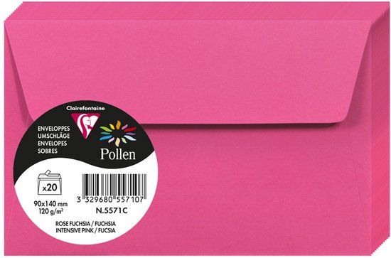 Clairefontaine 50081C, Goud, 120 g/m², 140 mm, 90 mm, 20 stuk(s)