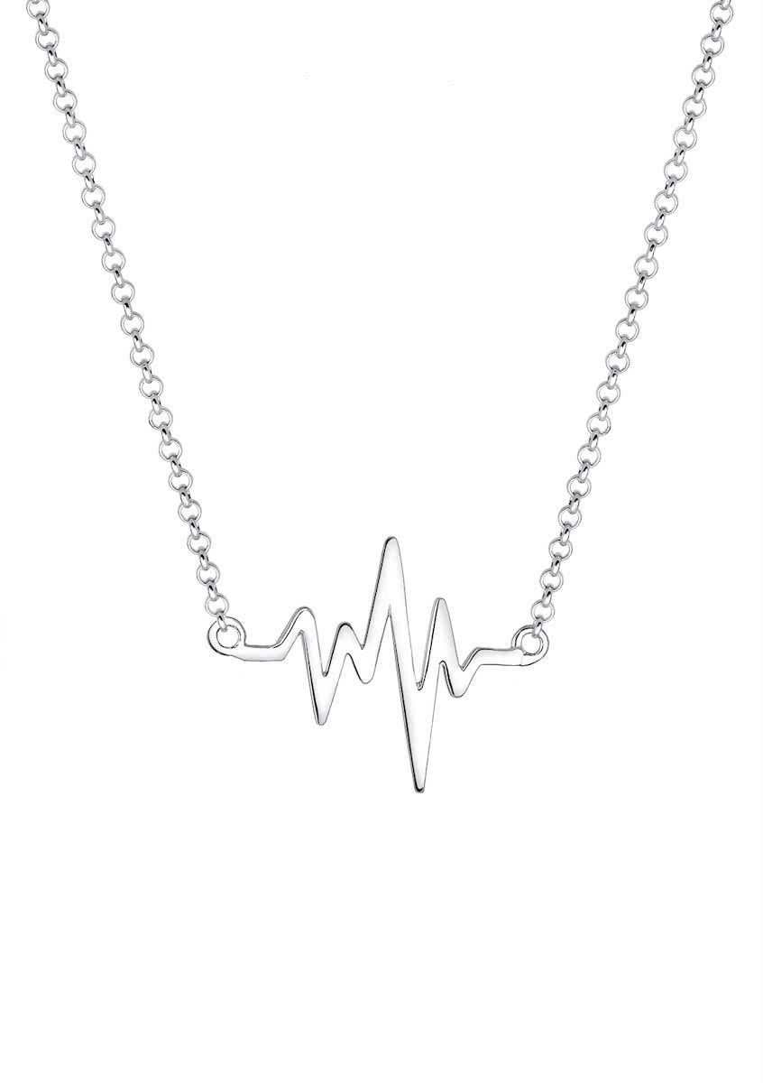 Elli Halsketting 925 Sterling Zilver Hartslag