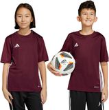 Adidas Tabela 23 Jersey Kinderen Korte Mouw Wit/Bordeaux Maat 140