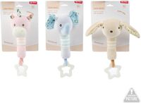 Toi-Toys LITTLE STARS Baby rammelaar+bijtring Meerkleurig