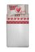 PENSIERI DELICATI Eenpersoons beddengoedset 100% katoen, 90 x 200 cm, met hoeslaken, laken en 1 kussensloop, gemaakt in Italië, motief: Love Mountain rood