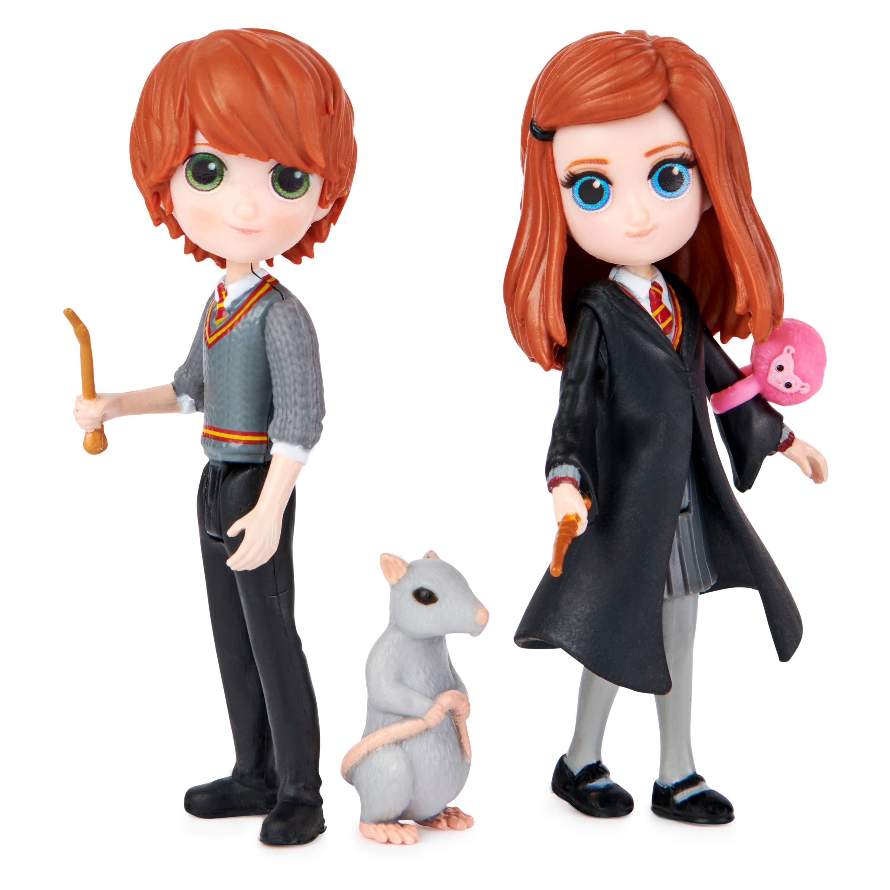 Spin Master Wizarding World Harry Potter Magical Minis - Ron en Ginny Weasley Vriendschap Set - Actiefiguren