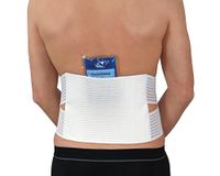 Hydas Rugsteun riem met warmtetoepassing incl. 2 warmte/koudepads, Made in Germany Gr. 1