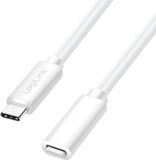 LogiLink USB-C-kabel USB 2.0 USB-C stekker, USB-C bus 1 m Wit CU0220