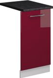 Vicco Fame-Line Vaatwasserfrontpaneel – 45 cm, WB Antraciet Bordeauxrode hoogglans