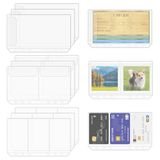 Antner 12 stuks A6 ringbandzakken zonder rits geldenenveloppen voor A6 6-rings map, ritsloze geldmap organizer rekeningzakjes visitekaartjes hoezen notebookvullers invoegen pagina's voor geldvulling