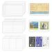Antner 12 stuks A6 ringbandzakken zonder rits geldenenveloppen voor A6 6-rings map, ritsloze geldmap organizer rekeningzakjes visitekaartjes hoezen notebookvullers invoegen pagina's voor geldvulling