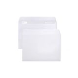 Clairefontaine 2642C - 500 witte enveloppen C5-162 x 229 mm, zelfklevend, 90 g/m²