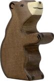 Holztiger Bruine Beer Klein Houten Figuur