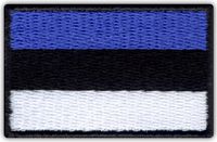 Arda Patchion Flag of Estonia - Sew-on - Embroidered Patch/Badge/Emblem
