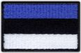 Arda Patchion Flag of Estonia - Sew-on - Embroidered Patch/Badge/Emblem