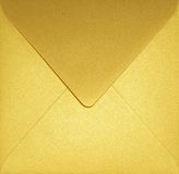 Netuno Metallic (parelmoer) gouden enveloppen vierkant K4-153 - 153 x 153 mm - 25 stuks - 120 gram