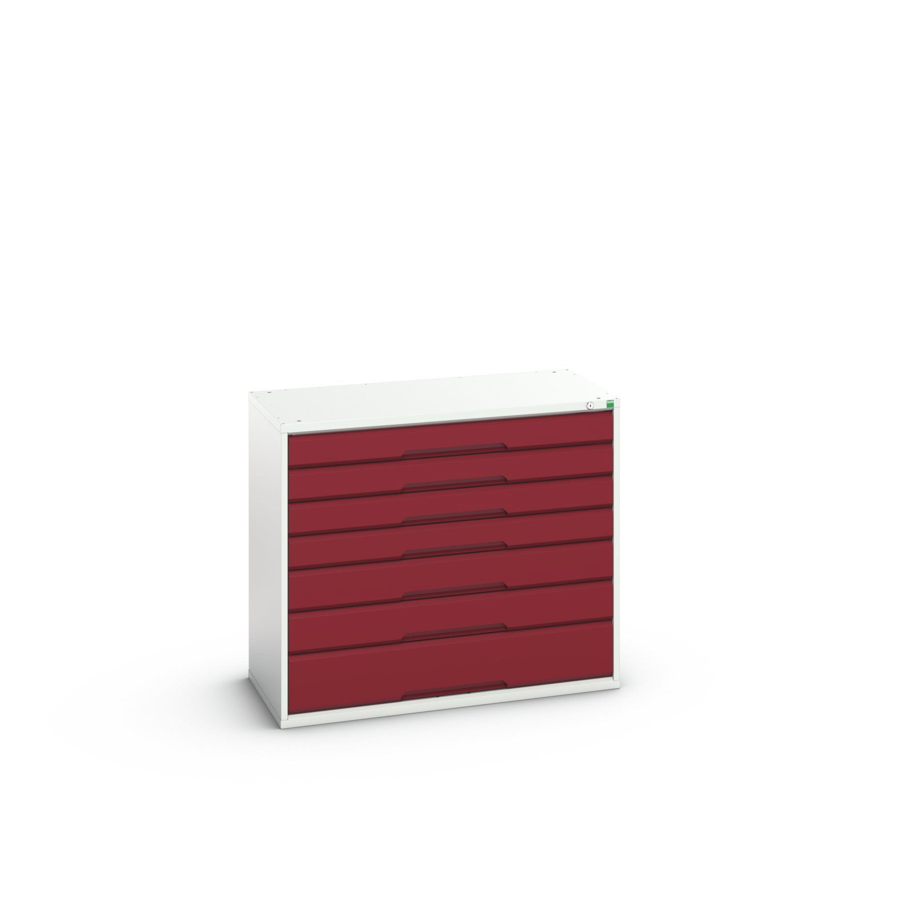 Bott Verso Schuifladenkast | 1050x550x900mm | 7 Laden | RAL 3004