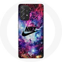 Nike Hoesje voor Samsung Galaxy A33 5G Gekleurde Ruimte Logo Maniacase