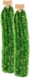 Inge-glas Inge Christmas Decor Kerstslinger - 2 stuks - Groen - Kunststof - 270 cm