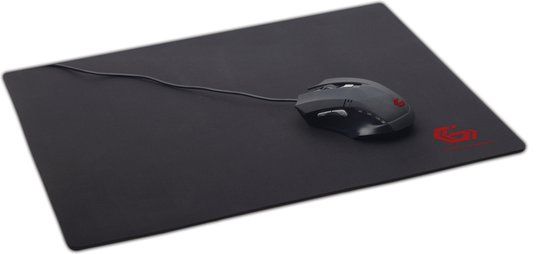 Gembird MP-GAME-S Gaming muismat - Zwart - 25x20cm - Met polssteun