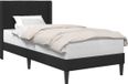 vidaXL Bedframe met hoofdeinde Zwart 100 x 200 cm Fluweel