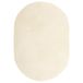 vidaXL Hoogpolig vloerkleed NAVARRA 300x200 cm polyester crèmekleurig
