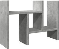 vidaXL Bureau Organizer Bewerkt Hout Betongrijs 34,5 x 15,5 x 35,5 cm