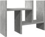 vidaXL Bureau Organizer Bewerkt Hout Betongrijs 34,5 x 15,5 x 35,5 cm