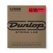 Dunlop Bass snaren in roestvrij staal platte achterkant Medium Scale 45-105