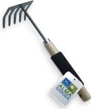Alma Garden Tuingereedschap harkje - 30 cm - Zilver