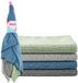 Sorbo Microvezeldoeken - Set van 4 Stuks - 40x40 cm - Blauw/Grijs/Groen